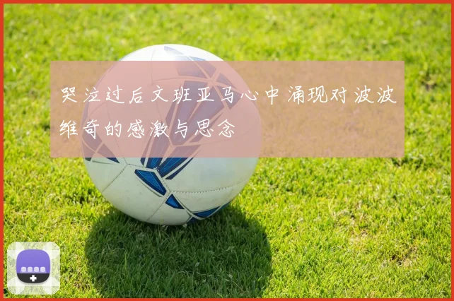 哭泣过后文班亚马心中涌现对波波维奇的感激与思念